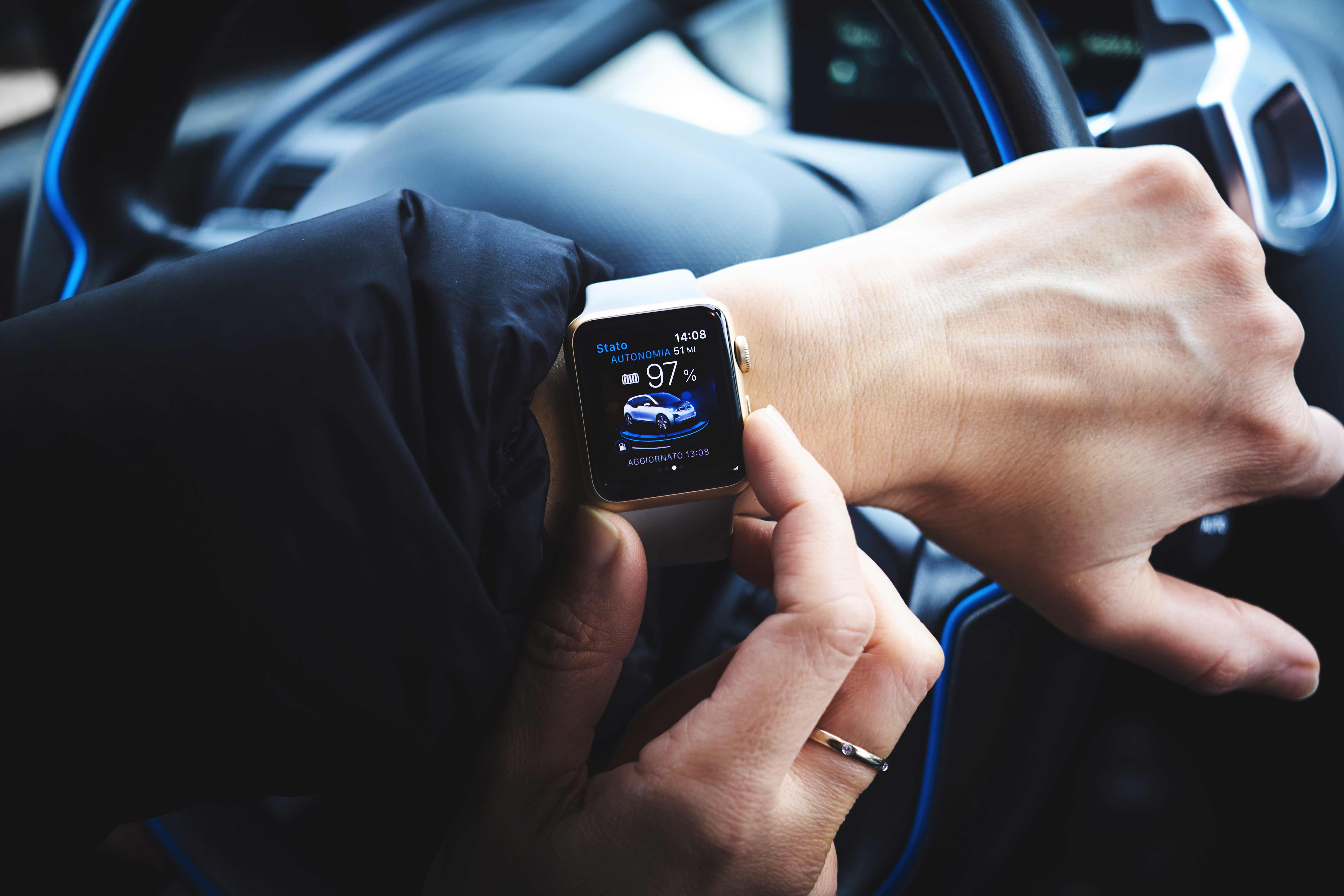 Driver with Apple Watch